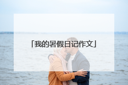 我的暑假日记作文