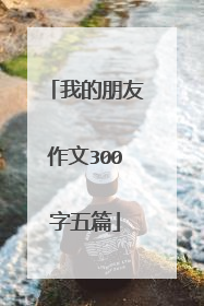 我的朋友作文300字五篇