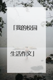我的校园生活作文