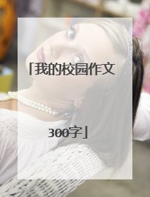 我的校园作文 300字