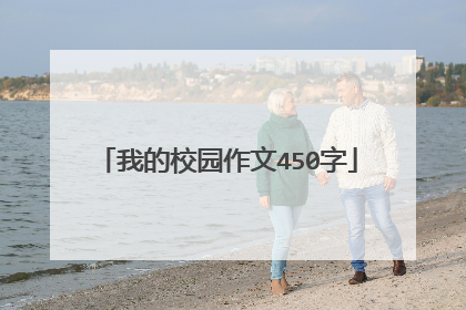 我的校园作文450字