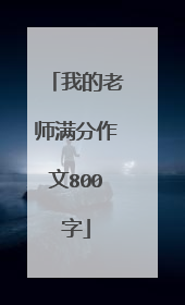 我的老师满分作文800字