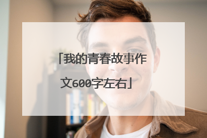 我的青春故事作文600字左右