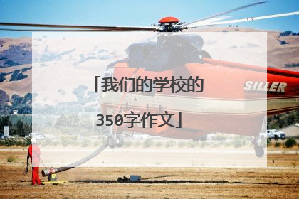 我们的学校的350字作文