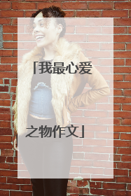 我最心爱之物作文