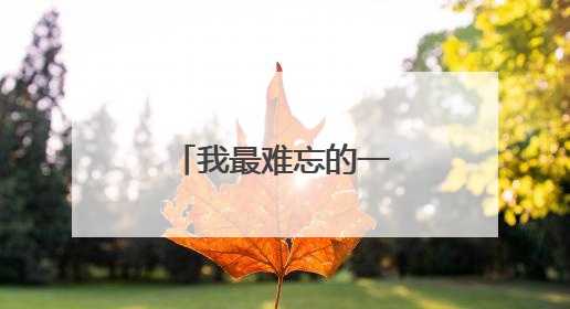 我最难忘的一个老师作文