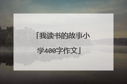 我读书的故事小学400字作文