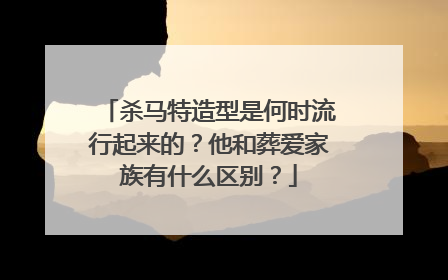 杀马特造型是何时流行起来的?他和葬爱家族有什么区别?