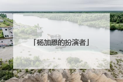 杨加恩的扮演者