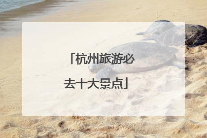 杭州旅游必去十大景点