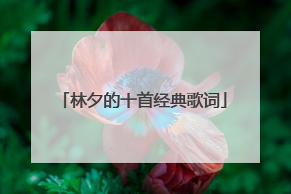 林夕的十首经典歌词