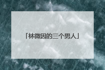 林微因的三个男人