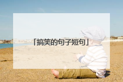搞笑的句子短句