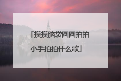 摸摸脑袋圆圆拍拍小手拍拍什么歌
