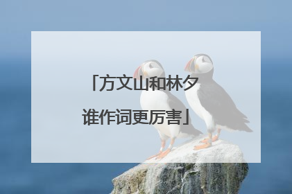 方文山和林夕谁作词更厉害