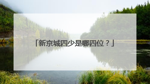 新京城四少是哪四位？