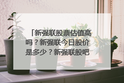 新强联股票估值高吗?新强联今日股价是多少?新强联股吧东方财富网?