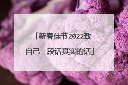 新春佳节2022致自己一段话真实的话