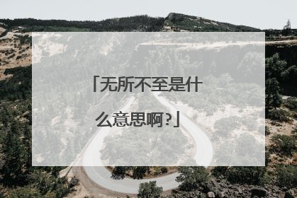 无所不至是什么意思啊?