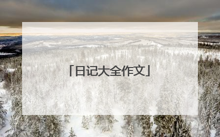 日记大全作文