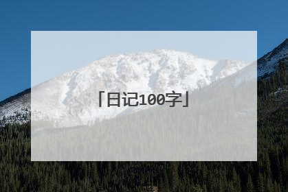 日记100字
