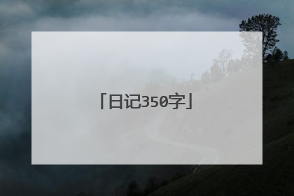 日记350字