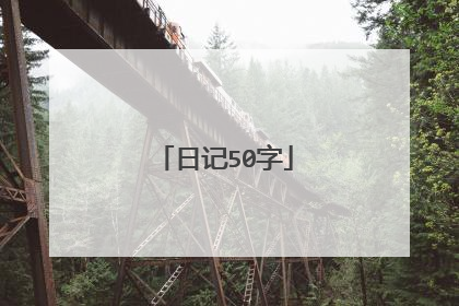 日记50字