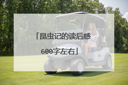 昆虫记的读后感600字左右