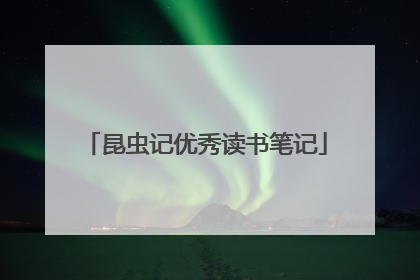 昆虫记优秀读书笔记