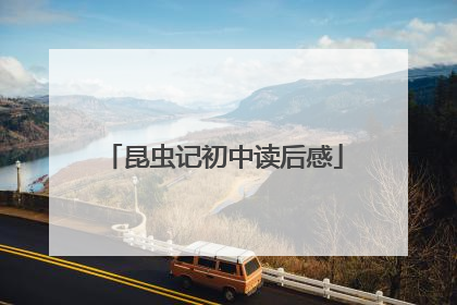 昆虫记初中读后感