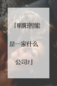 明阳智能是一家什么公司?