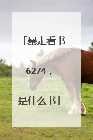 暴走看书6274，是什么书