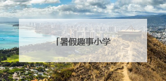 暑假趣事小学六年级作文