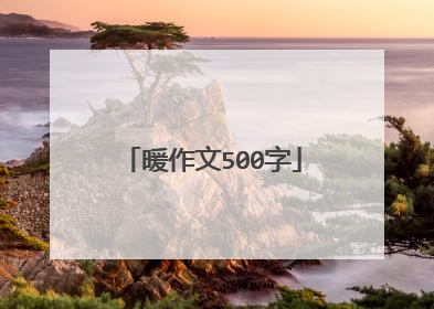 暖作文500字