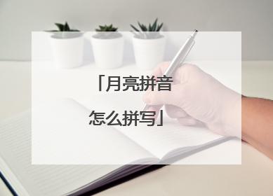 月亮拼音怎么拼写