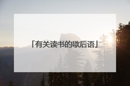 有关读书的歇后语