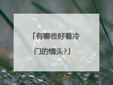 有哪些好看冷门的情头?
