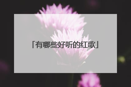 有哪些好听的红歌