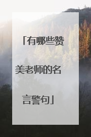 有哪些赞美老师的名言警句
