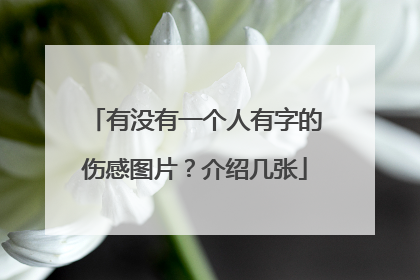 有没有一个人有字的伤感图片？介绍几张