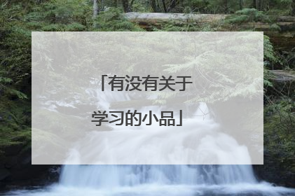 有没有关于学习的小品