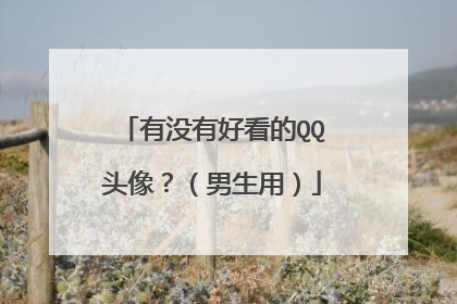 有没有好看的QQ头像?(男生用)