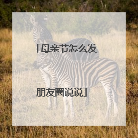 母亲节怎么发朋友圈说说