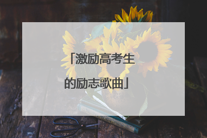 激励高考生的励志歌曲
