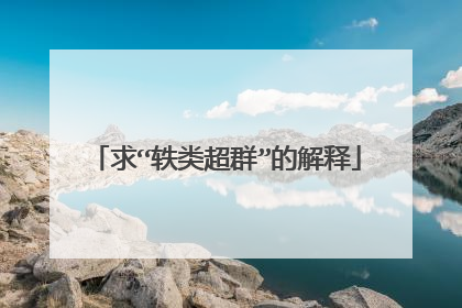 求“轶类超群”的解释