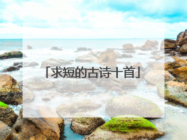 求短的古诗十首