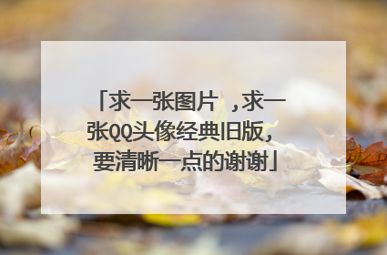 求一张图片 ,求一张QQ头像经典旧版, 要清晰一点的谢谢