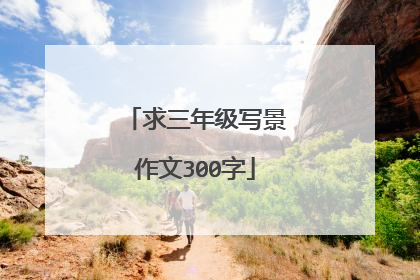 求三年级写景作文300字