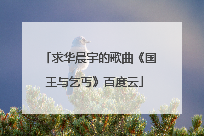 求华晨宇的歌曲《国王与乞丐》百度云