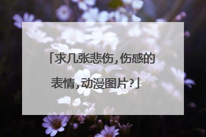 求几张悲伤,伤感的表情,动漫图片?